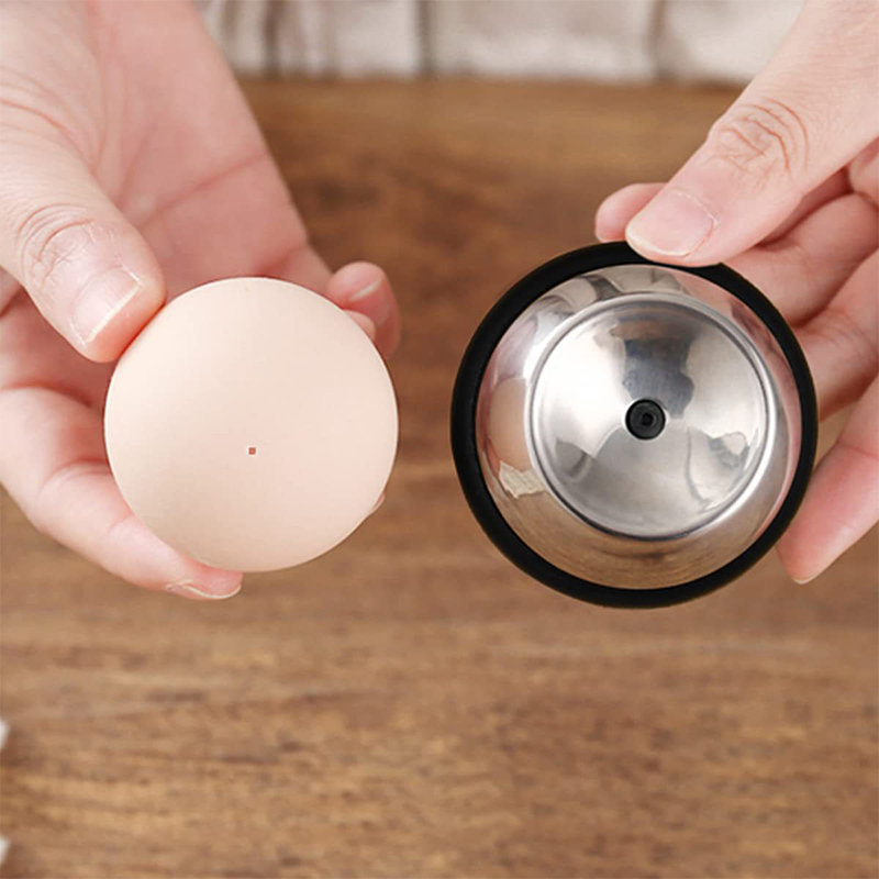 Egg Separator Tool - 1 個キッチンエッグピアサーステンレス鋼エッグセパレーターピアスツール鋼針エッグパンチ家庭用キッチンエッグガジェット