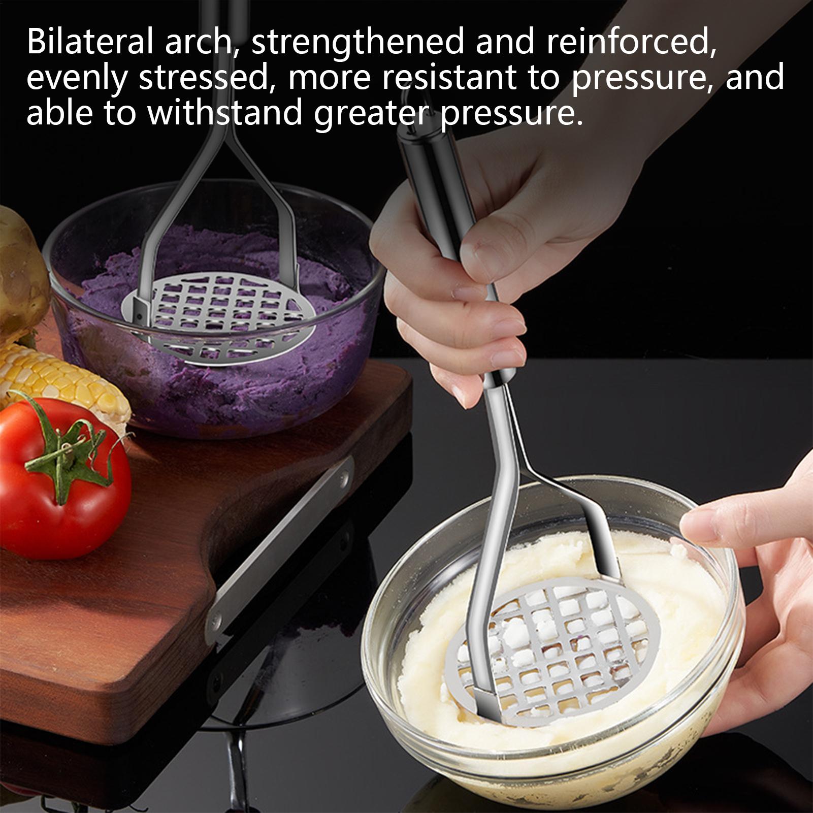 Kitchen Gadgets For Men - キッチンガジェット クリエイティブマッドプレス マッシャー ピューレジュースメーカー ステンレス製 ポテトクラッシャー