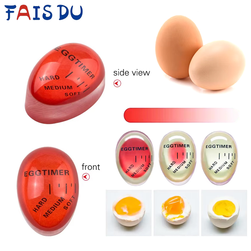 フェイ-色が変わる卵タイマー、調理樹脂、温度による完璧なゆで - Kitchen Helper Gadgets のレビューと価格