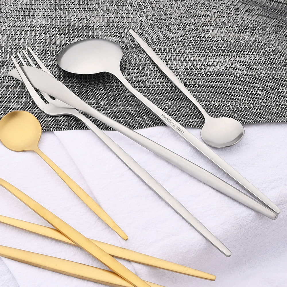 6 個茶コーヒーかき混ぜミニスプーン小さなマットステンレス鋼 - Kitchen Gadgets Gold のレビューと価格