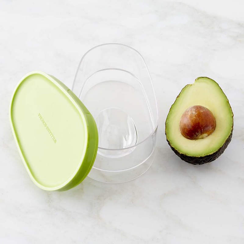 アボカド食品保存ボックス省スペースプラスチックフルーツコンテ - Kitchen Gadgets Organizer のレビューと価格