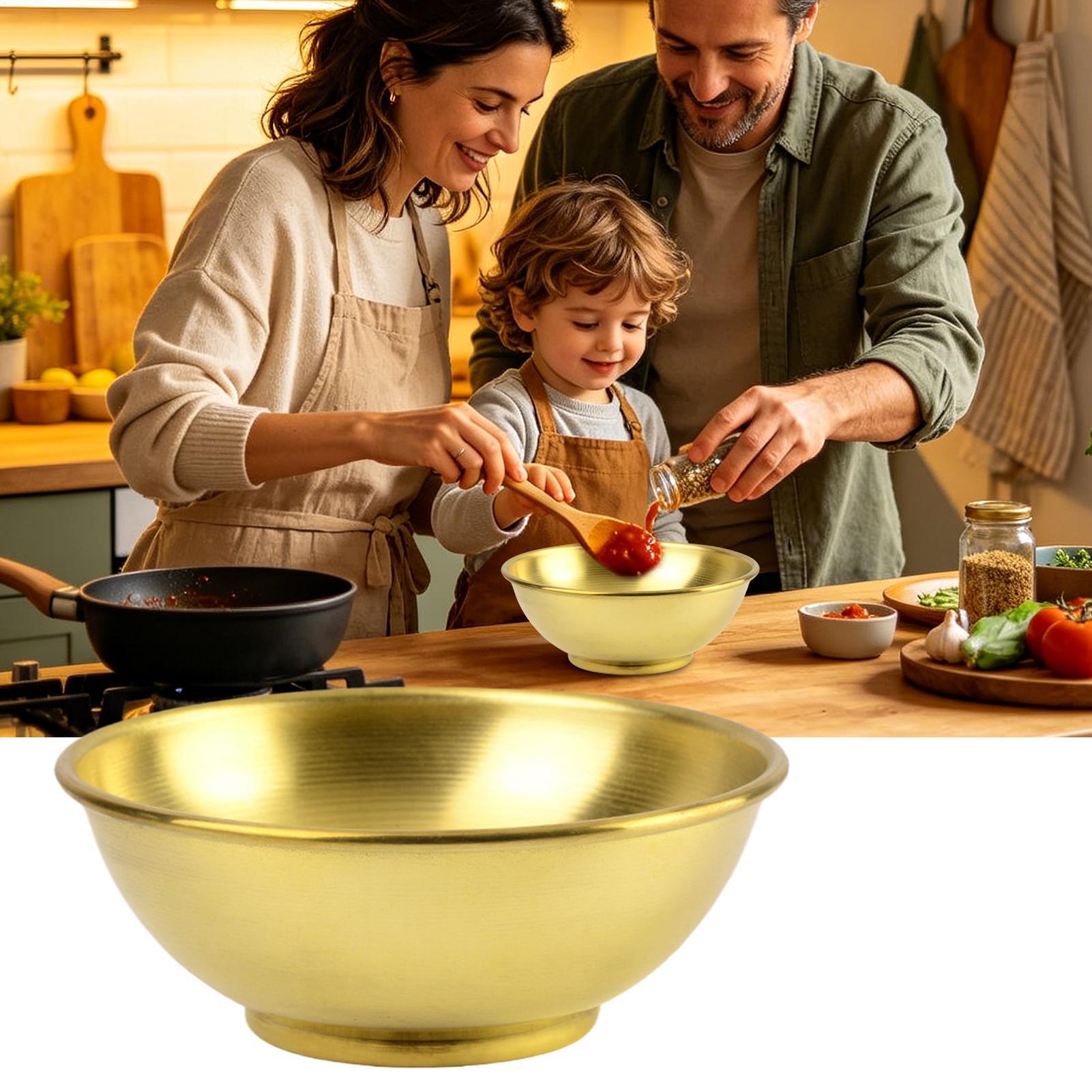 銅製ボウル 大型保存容器 サラダ用銅製皿 家庭用サービング  - Kitchen Gadgets Organizer のレビューと価格
